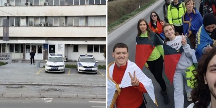 Privodjenje studenata iz Novog Pazara i Tutina, koji su učestvovali na studentskim protestima