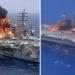 Iranci objavili snimak kada njihova raketa pogađa američki nosač aviona Abraham Linkoln