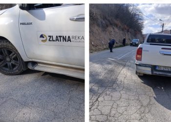 Zbor građana: Blokada vozila firme „Zlatna reka“ zbog iskopa na Rogozni