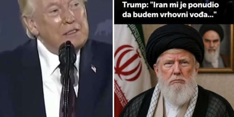 Gluposti koje Tramp izgovara odavno nemaju granicu: Nudili su mi da budem vrhovni vođa Irana