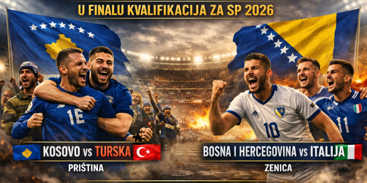Kosovo i Bosna i Hercegovina u finalu kvalifikacija za SP 2026