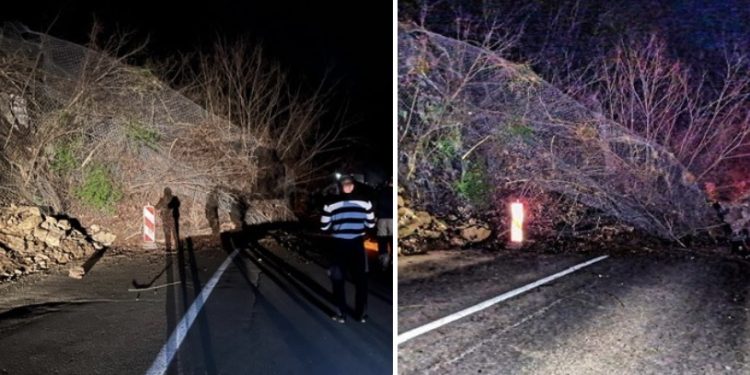 Čudo na putu Novi Pazar – Kraljevo: Odron zatrpao automobil u kojem se nalazio bračni par