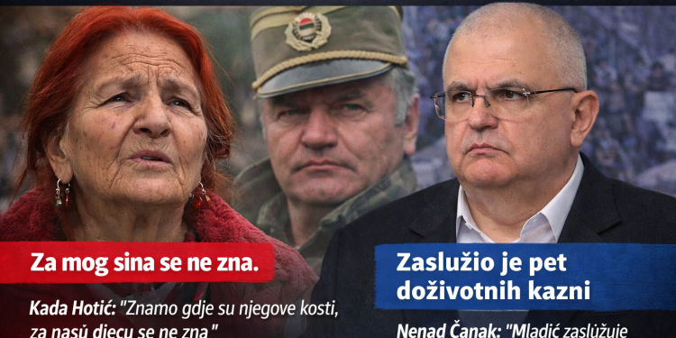 Reakcije na zahtjev za puštanje Mladića: zaslužio je 5 doživotnih, njegov grob ce se znati a sudbine naših nikad
