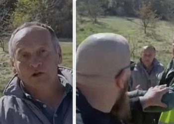 Radnik Zlatne reke napao građanina koji blokiraju put prema Rogozni VIDEO