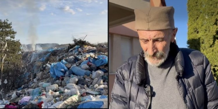 Mještanin sela u blizini sjeničke deponije štrajkuje glađu ispred opštine, nakon trovanja koje je dobio VIDEO