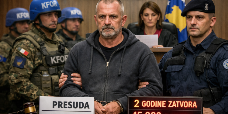 Pravosuđe Kosovo sprovodi pravdu: Zbog napada na KFOR i policiju , izrečena kazna srbinu  od dvije godine i 15.000 eura