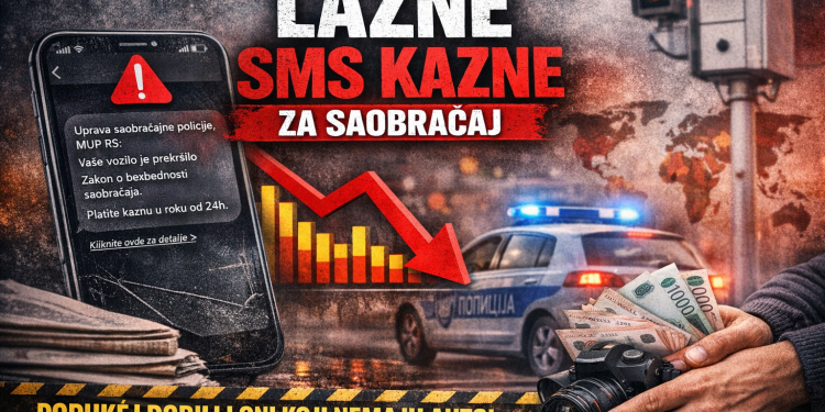 Lažne SMS kazne zbunile građane širom Srbije