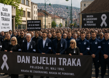 Dan bijelih traka obilježen širom BiH: Građani i poznate ličnosti odali počast žrtvama Prijedora
