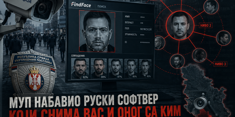 Novi sistem nadzora građana od strane MUP-a: Ruski Softver bilježi s kim se viđate i krećete