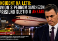 Avion sa premijerom Španije prinudno sletio u Ankari: Kritike Americi i Izraelu dovode do pojačane bezbjednosti