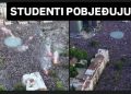 SLAVIJA MJESTO OTPORA: Stotinak hiljada okupljenih poručili režimu – „Studenti pobjeđuju!“
