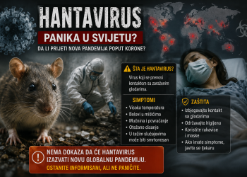Panika zbog hantavirusa u svijetu: Da li prijeti nova pandemija poput korone?