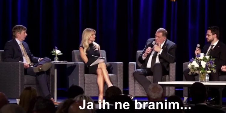 Dodik u Americi nije isto onaj veliki Srbin: Odrekao se ratnih zločinaca, kazao da treba da budu osuđeni