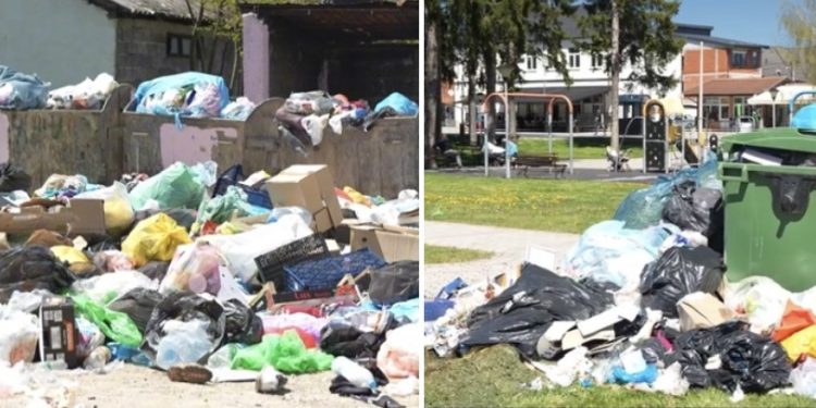 Ekološka katastrofa u Sjenici: Grad zatrpan smećem zbog blokade deponije