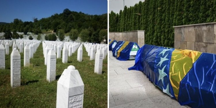 Osam identificiranih žrtava spremno za ukop u Potočarima 11. jula