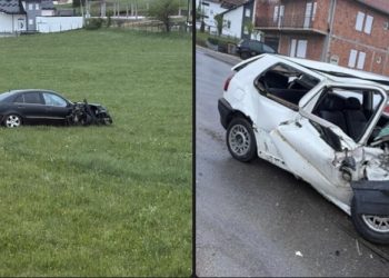 Teška saobraćajna nesreća kod Tutina: Pet osoba povrijeđeno u sudaru Golfa 3 i Passata