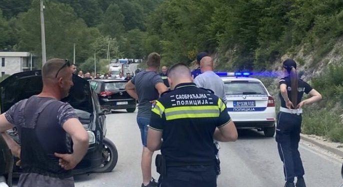 Sudar kod Pazarišta: Saobraćaj otežan na putu Novi Pazar – Tutin