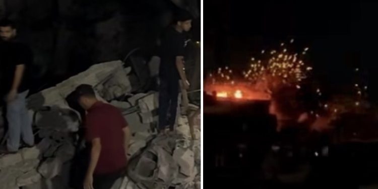 Krvavi napad izraela drugog dana Bajrama na Gazu, kamere snikile trenutak bombardovanja