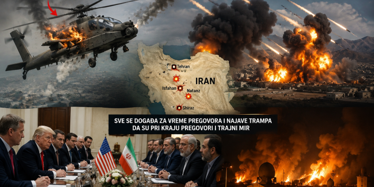 Iran oborio američki helikopter, SAD uzvratile napadima: Pregovori o miru dovedeni u pitanje