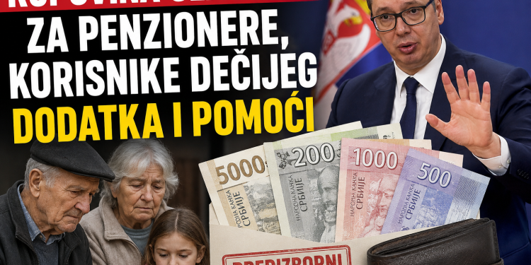 Jednokratna pomoć Vlade za penzionere i korisnike socijalne pomoći i dečijeg dodatka: Kupovina glasova gubitnika