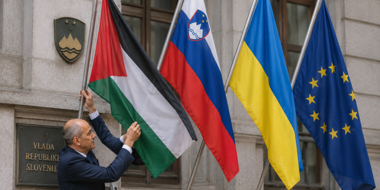 SLOVENIJA OKRENULA LEĐA PALESTINI: Janšina vlada skinula palestinsku zastavu, Izrael  otvara ambasadu