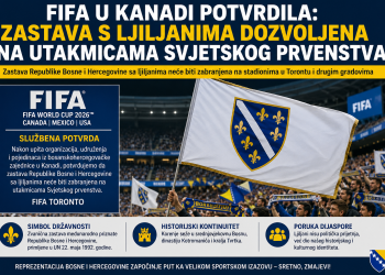 Radost za navijače BiH FIFA u Kanadi dozvolila zastavu s ljiljanima na utakmicama Svjetskog prvenstva