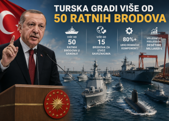 TURSKA U VELIKOM POMORSKOM ZAMAHU: Erdogan najavio izgradnju više od 50 ratnih brodova