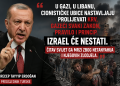Erdogan: Krvoproliće u Gazi i Libanu mora stati, Netanyahu doprinio da svijet zamrzi jevreje i izrael
