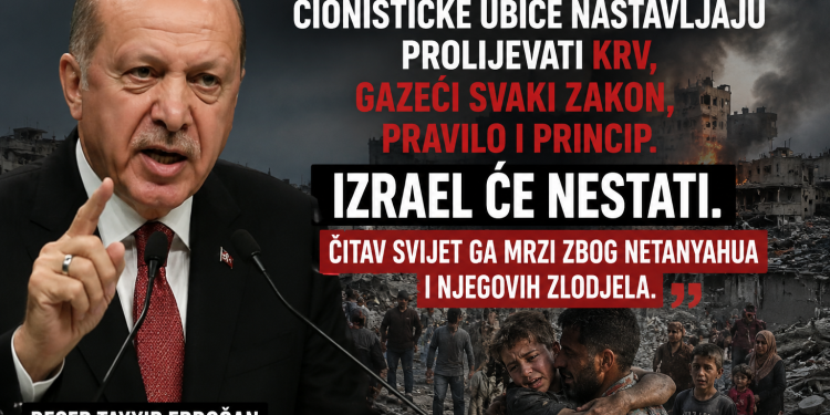 Erdogan: Krvoproliće u Gazi i Libanu mora stati, Netanyahu doprinio da svijet zamrzi jevreje i izrael