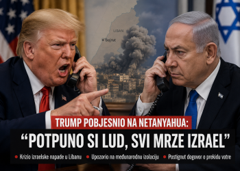 Trump navodno žestoko napao Netanyahua: “Potpuno si lud, svi mrze Izrael”