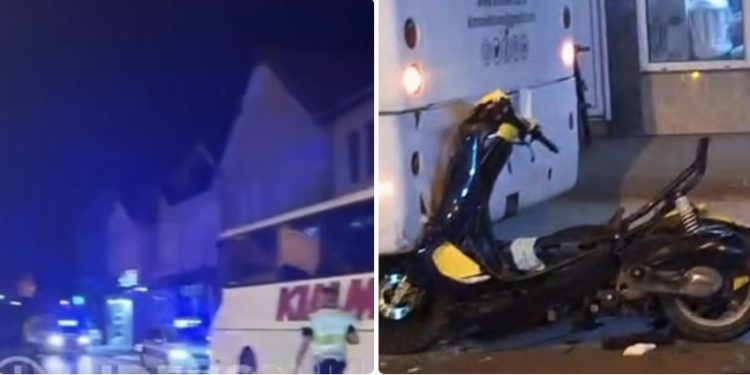 Skuterom se zakucao u autobus u Novom Pazaru, dva maloljetnika povređena