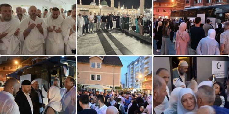 Sandžačke hadžije stigle nakon obavljenog hadža: Na dočeku suze i topli zagrljaji porodice