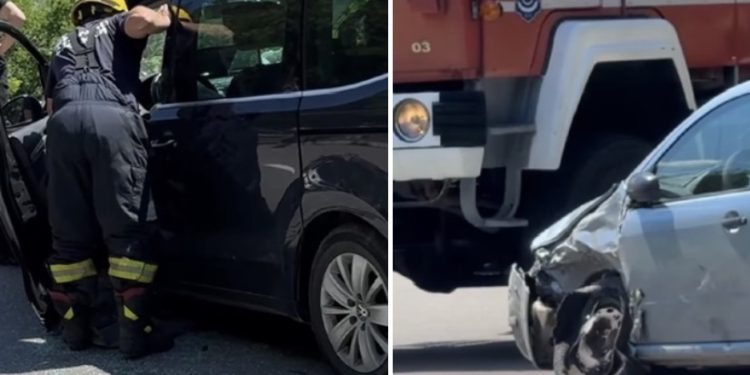 Teška saobraćajna nesreća na Ibarskoj magistrali: Oba vozila iz Novog Pazara, među povređenim beba