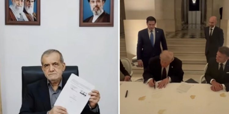 Težak uzdah pa onda – Trump u Versaju potpisao sporazum sa Iranom; “Mora da im vratimo mnogo novca”