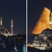 Polumjesec obasjao Istanbul: Spektakularan prizor iznad Fatihove džamije