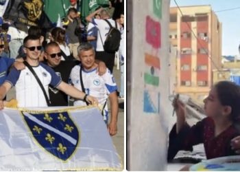 DIRLJIVA PORUKA IZ GAZE ZA NAVIJAČE BIH: “Volimo vas i nikada nećemo zaboraviti vašu podršku”