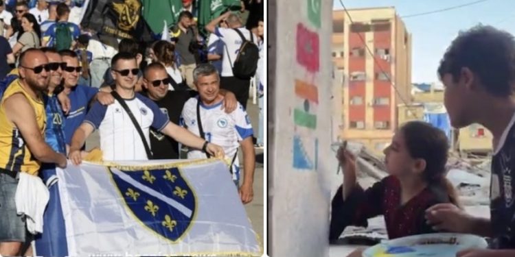 DIRLJIVA PORUKA IZ GAZE ZA NAVIJAČE BIH: “Volimo vas i nikada nećemo zaboraviti vašu podršku”