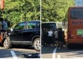 SUDAR AUTOBUSA IZ NOVOG PAZARA NA IBARSKOJ MAGISTRALI: Formirane velike kolone, saobraćaj otežan