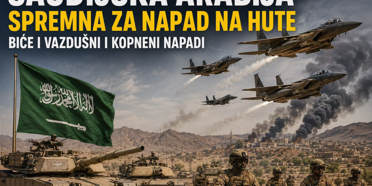 SAUDIJSKA ARABIJA SPREMNA ZA NOVU OFANZIVU NA HUTE: MOGUĆI ZRAČNI, POMORSKI I KOPNENI NAPADI NA JEMEN