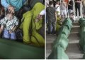 Svake godine isto u Potočarima: Suze, jecaji i dove ispratile dolazak tabuta s posmrtnim ostacima žrtava genocida