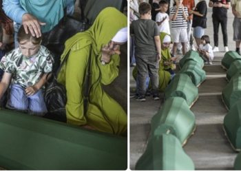 Svake godine isto u Potočarima: Suze, jecaji i dove ispratile dolazak tabuta s posmrtnim ostacima žrtava genocida