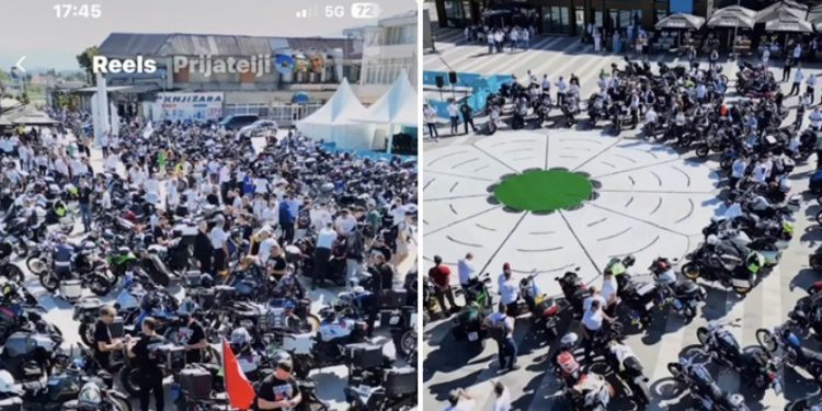 Ilidži: 15. Moto maraton “Srebrenica 2026”- bajkeri ispraćeni na put do Srebrenice