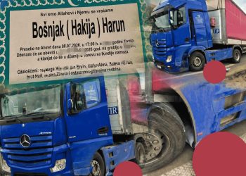 Novi Pazar oplakuje Haruna Bošnjaka, život izgubio pokušavajući popraviti kamion