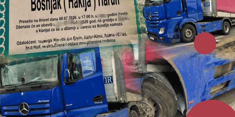 Novi Pazar oplakuje Haruna Bošnjaka, život izgubio pokušavajući popraviti kamion
