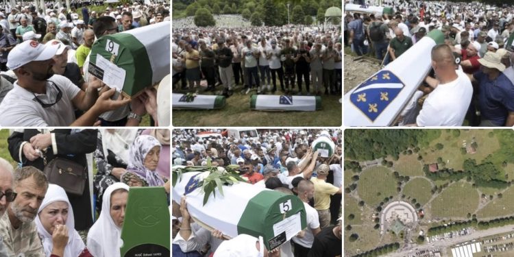 U Potočarima klanjana dženaza i obavljen ukop 10 žrtava genocida u Srebrenici, još za 1.000 se traga