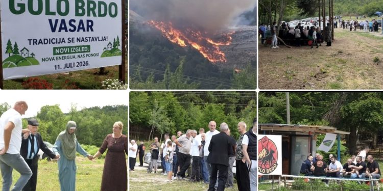 Golo Brdo ponovo oživjelo: Na mjestu nekadašnje deponije održan vašar uz pjesmu, igru i osmijehe mještana