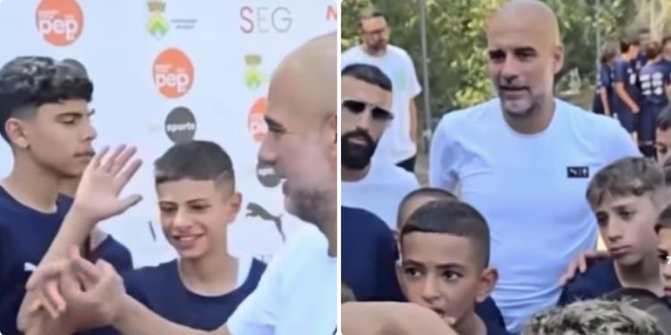 Čovjek i legenda fudbala – Gvardiola ugostio djecu Palestine u svom ljetnjem kampu VIDEO