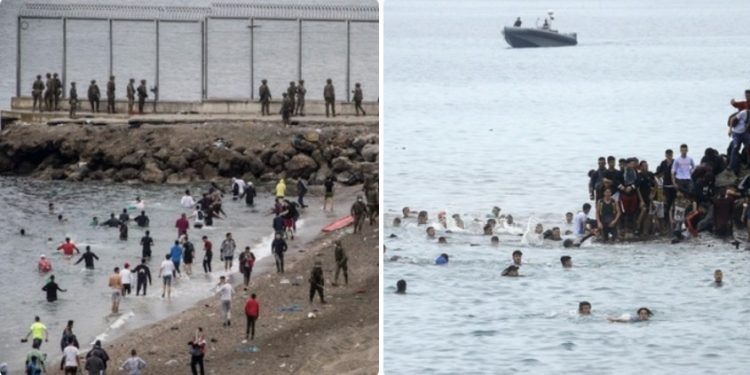HAOS U SEUTI: 49.000 MIGRANATA UŠLO U ŠPANSKU ENKLAVU, NAJMANJE 18 LJUDI POGINULO