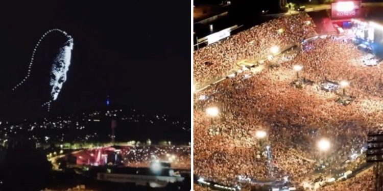 Nezapamćen spektakl na Koševu: Prvi od tri koncerta Merlina, sjećanje na Halida