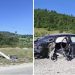 SAOBRAĆAJNA NESREĆA KOD TUTINA: Automobil se zakucao u banderu